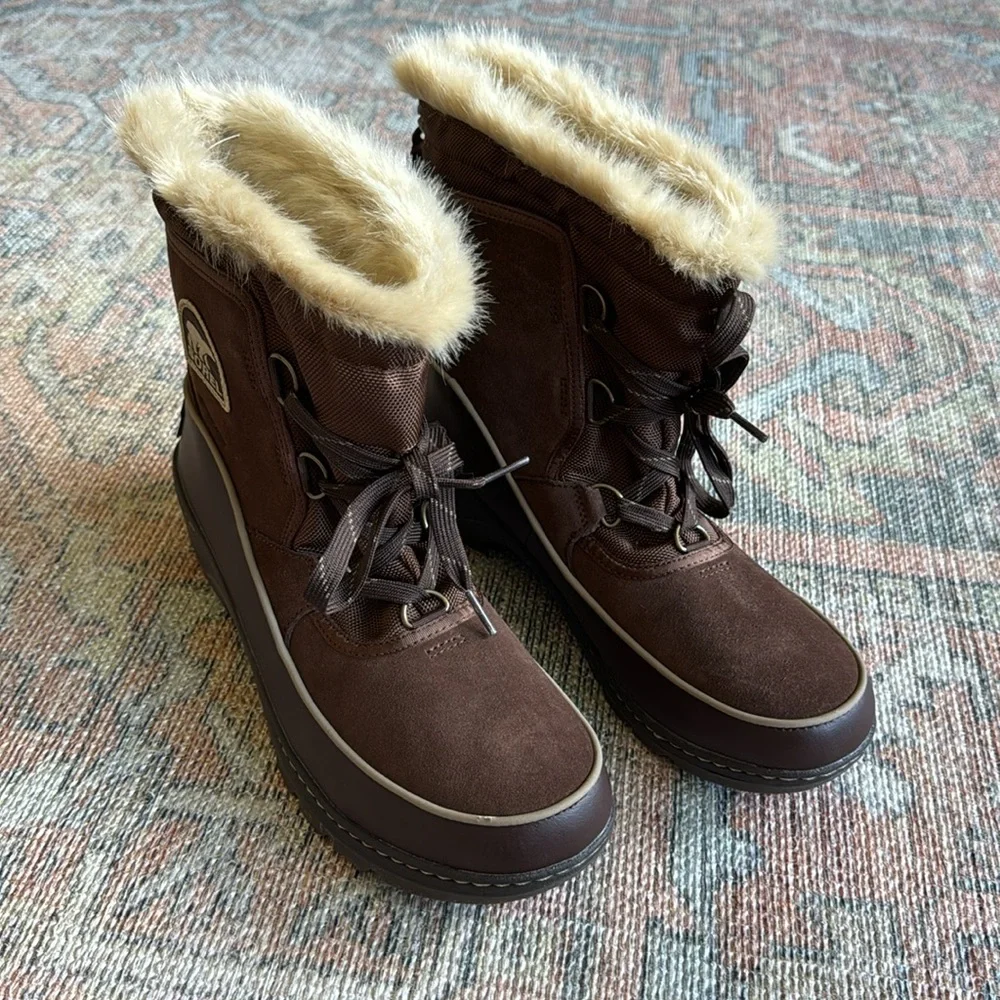 Sorel Women’s Tivoli III Premium non Shell Boots Tabacco/Delta - Picture 3 of 9